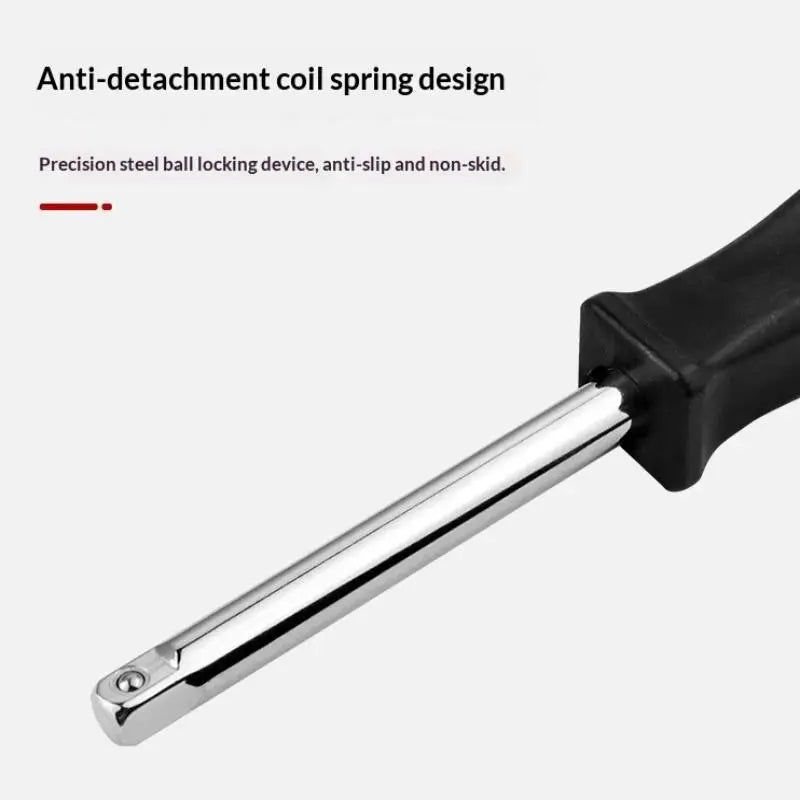 150 MM Spanner 1/4-Inch Female Square Drive Handle Socket Wrench For Small Flying Ratchet Wrenches Slide Rod AD Connectors Vue