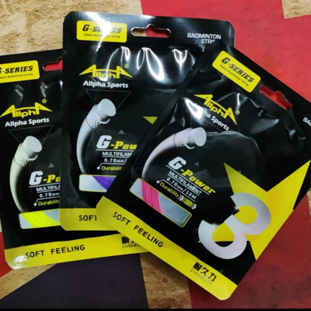 0.7mm G3 Badminton Racket Line High Elastic Standard Badminton String Carbon Nanofiber Durable Badminton String Line Training Vue