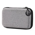 1-7pcs Shockproof Electronic Gadget Organizer Bag for Headphone Charger Cable Power Bank Portable Travel Storage Pouch Vue Grey-15x10x4.5cm