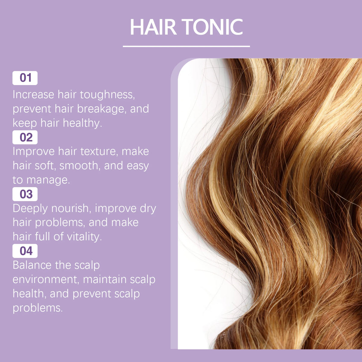 Hair Growth Serum Anti Baldness Treatment Hair Loss Nourishing Scalp Anti-Frizz Strengthening Hair Roots Hair Care Essence 30ml Vue