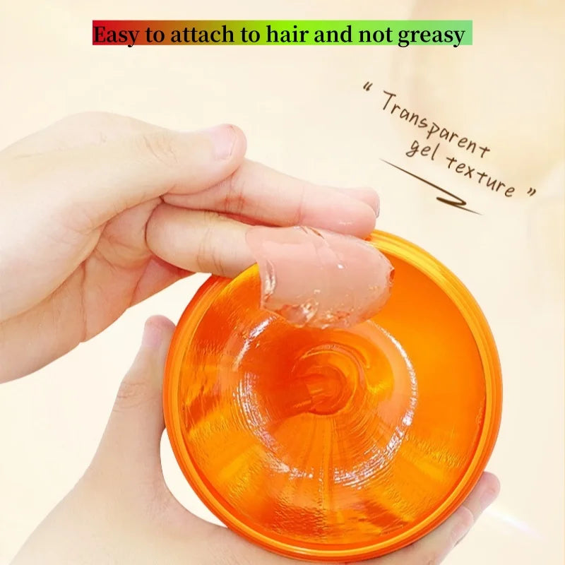 113g of Glossy Styling Jelly Hair Gel, with a Refreshing and Non-Sticky Texture, Easy to Care for Hair Details, Allowing You to Change Your Hairstyle at Will and Show Off Your Fashionable Personality. Vue