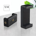 For Tripod Mobile Smart Phone Universal Accessories Stand Mount Tripod Stand Phone Clip 1/4 Inch Screw Hole Holder Vue 2PC