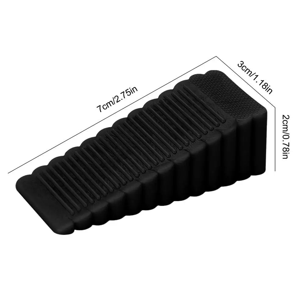 Soft PVC Door Stopper Wedge – Shock-Absorbing Door Block Door Stopper Wedge Vue S