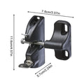 Automatic Locking Automatic Locking Gate Lock With 2 Keys Lockable Lockable Gate Lock 2 Sided Secure Key Lock Gate Lock Vue Black