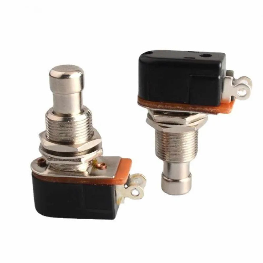 1PCS BS-24B Foot Switch Push Button Switch 2Pin Button Switch 1 Normally Closed+1 Normally Open Button Switch for Guitar Vue