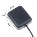 SMA Connector Car GPS Antenna 3 Meter Extended Cable High Sensitivity Easy to Install for Vehicles Vue one size