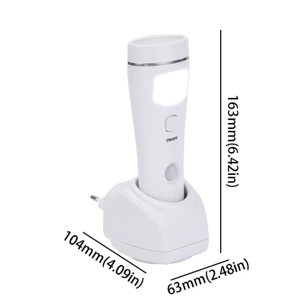 4 in 1 LED Emergency Lights Rechargeable Motion Sensor Motion Sensor Night Lights LED Automatic Turn On Plug-in Flashlight Home Vue