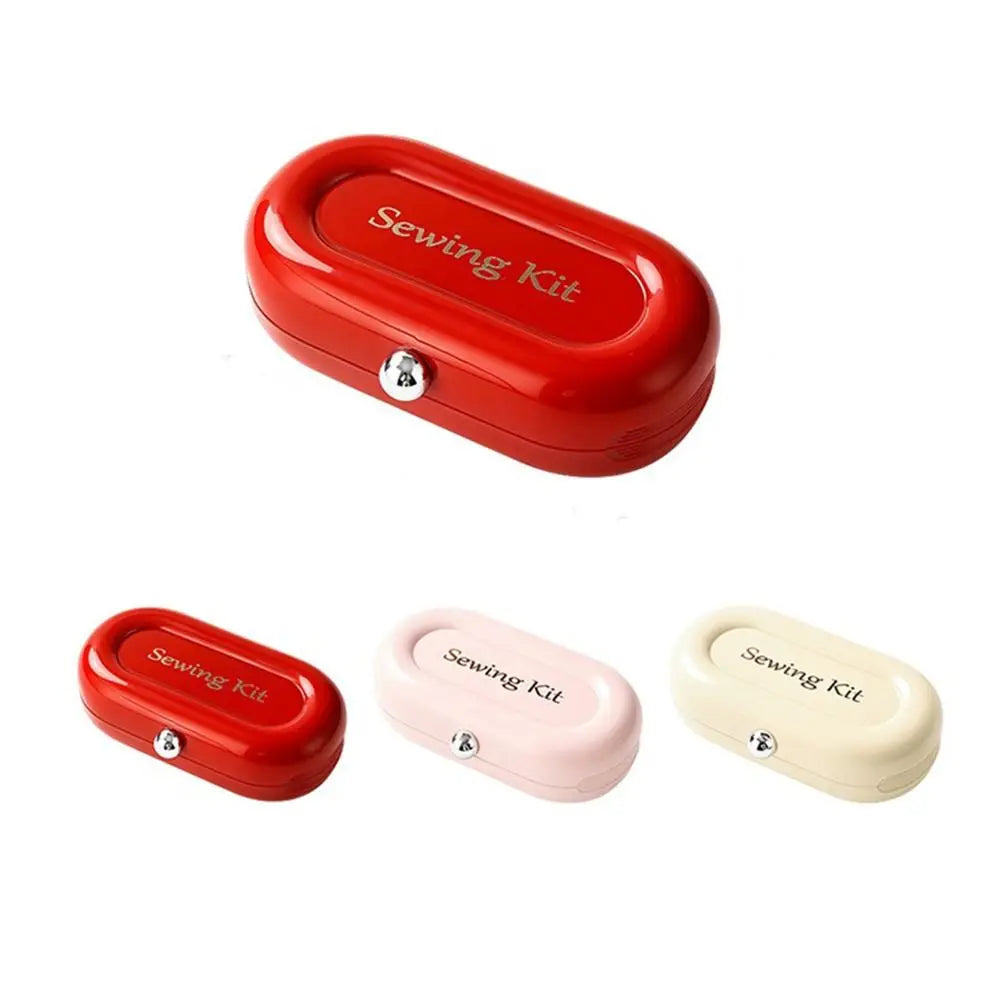 Space Saving Magnetic Needle And Thread Kit Portable Threads DIY Sewing Box Set Small Multi-Purpose Hand Sewing Tool Kit Indoor Vue