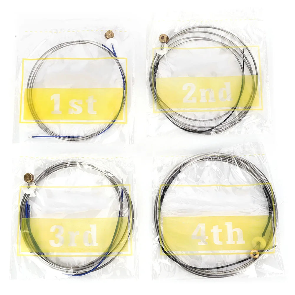 Double Bass Steel Wire String IRIN Steel Double Bass Strings Professional Music Instrument Accessory Vue As pic
