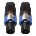 10PCS 4-Pole 4Pin NL4FC Speaker Connector Ohm Plug Speaker Audio Cable Adapter Twist Lock 4 Pin Speakon Female Jack Accessories Vue 2pcs