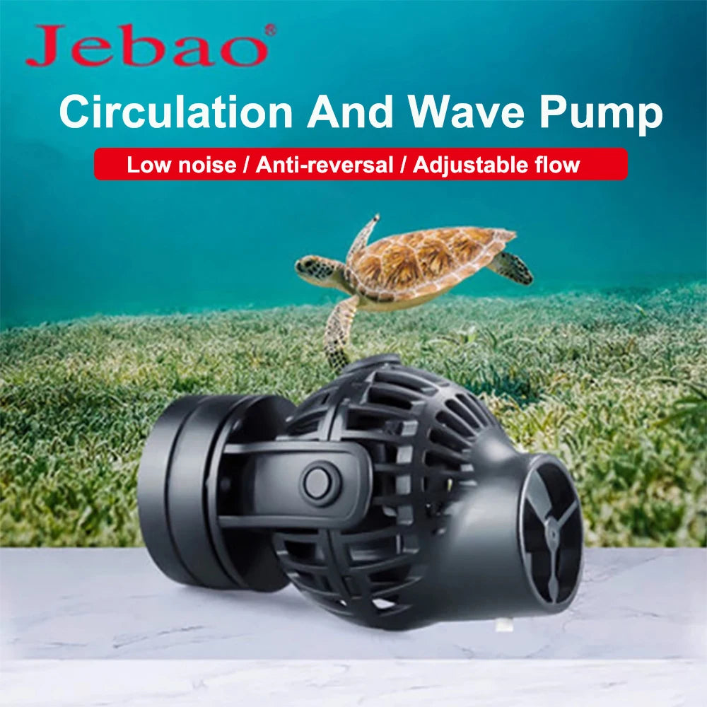 Jebao Aquarium Wave Maker Pump Adjustable Flow Circulation Water Pump CWP3000-9000L/H For Fish Tank Submersible Pumps 220V Vue