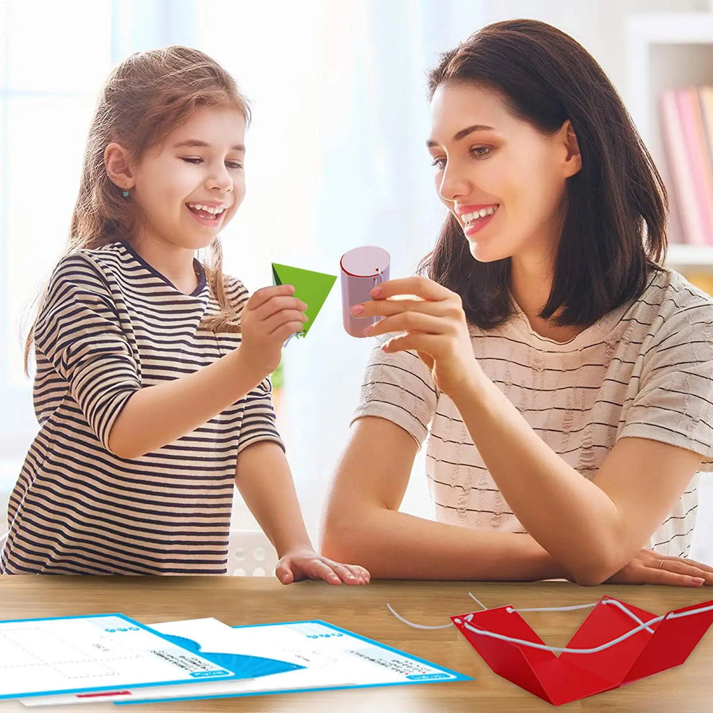 Pull String 3D Geometry Learning Kit, Interactive Space Thinking Training Game W/12 Models, STEM Educational Toy For Homeschool Vue
