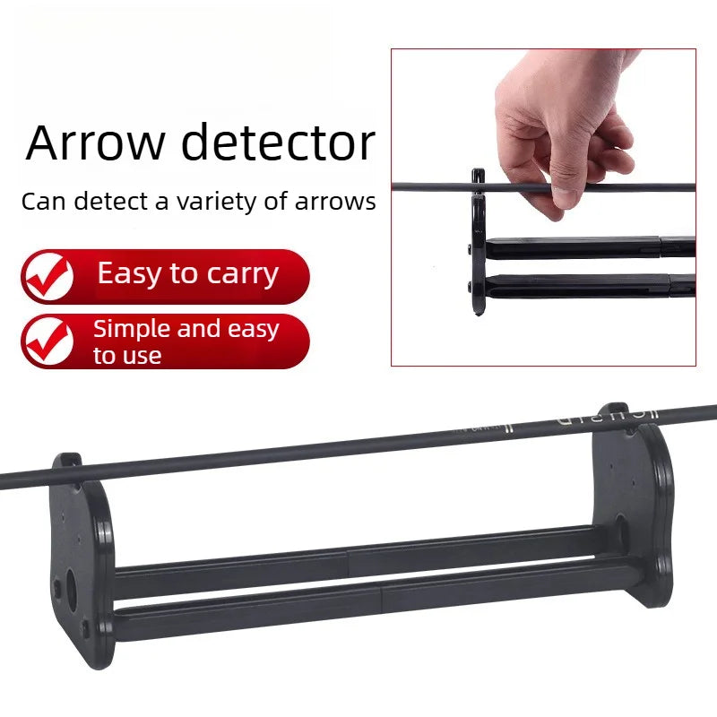 Aluminum Alloy Arrow Straightness Tester Rainforest Arrow Shaft Check Tool Universal Arrow Shaft Testing Archery Equipment Vue