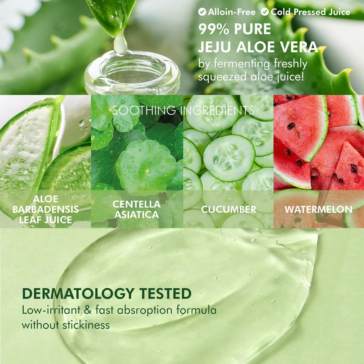 HOLIKA HOLIKA Aloe Soothing Gel,Soothing & Refreshing,Moisturizing & Lightweight,Fast-Absorbing,K-Beauty,Korean Makeup Vue