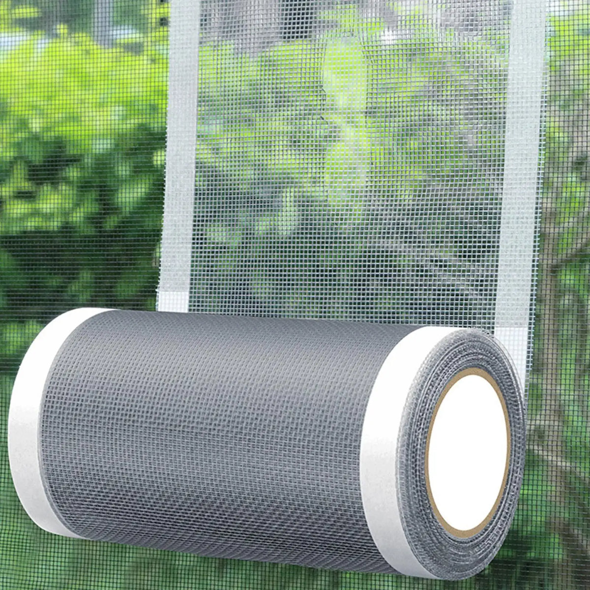 5m/10m Mesh Screen Repair Patch Adhesive Tape for Door Window Bug Net Tear Repair for Home Farmhouse Apartment Patio Dorm Vue
