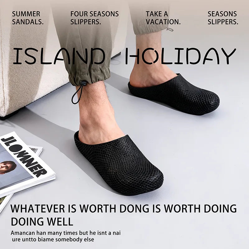 Slip on Work Clogs for Men Summer Breathable Anti Slip Kitchen Safety Shoes Lightweight Indoor Outdoor Garden Sandals Vue