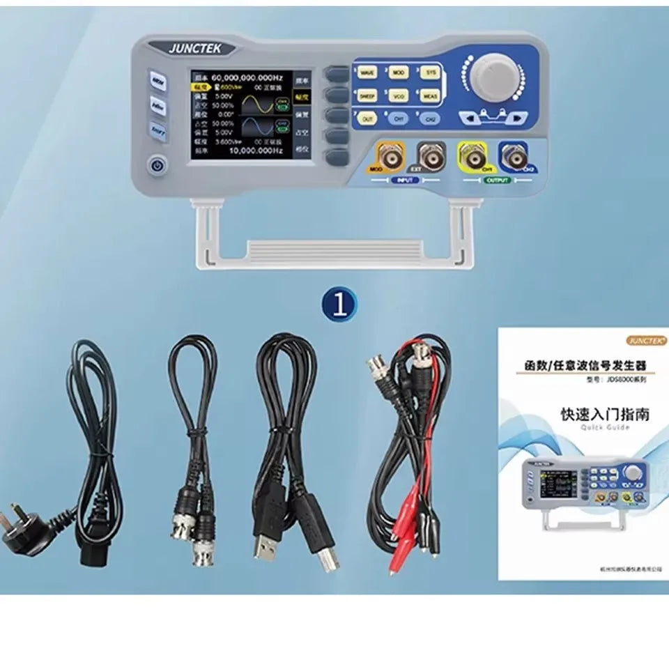 JDS8060/8080 Programmable Numerical Control Dual Channel DDS Function Signal Source Generator Sweeper Frequency Vue