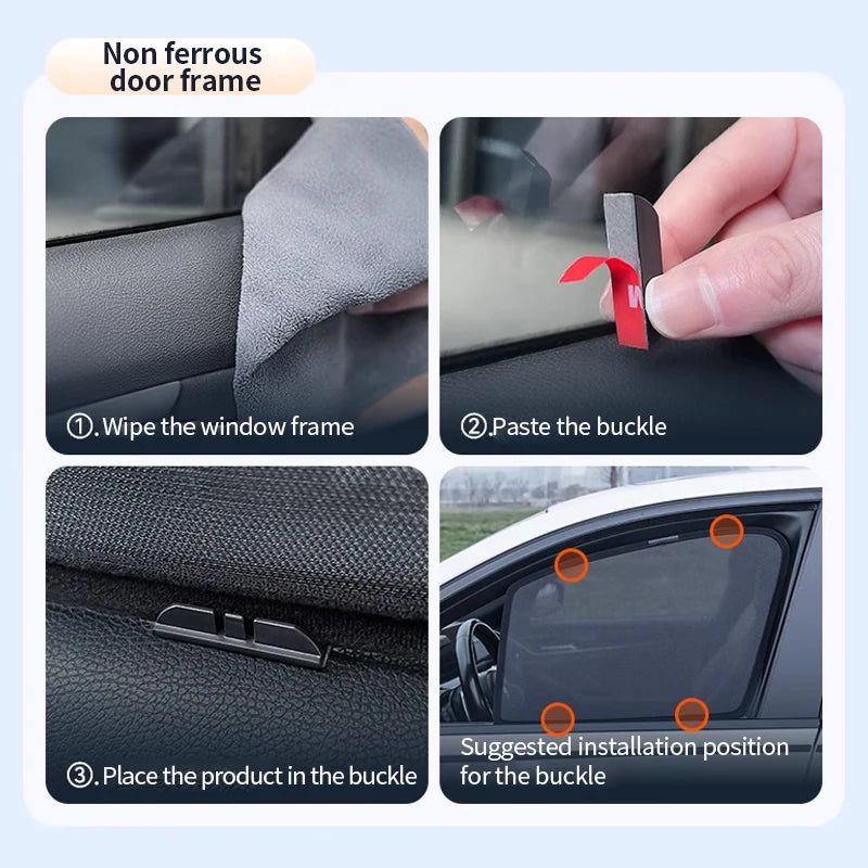 Car Mesh Sunshade For Toyota Corolla Cross XG10 2021~2025 2022 2023 2024 Window Magnetic Visor Sunshades Curtain Car Accessories Vue