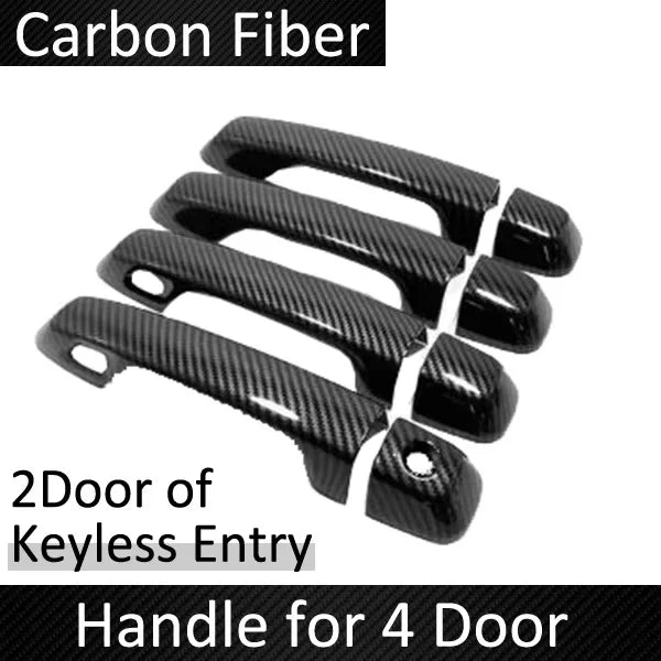 Door Handle Cover Trim For Toyota Land Cruiser Prado 150 J150 2010~2022 Atuo Exterior Protective Accessories Stickers Luxurious Vue 4Handle 2 Buttons