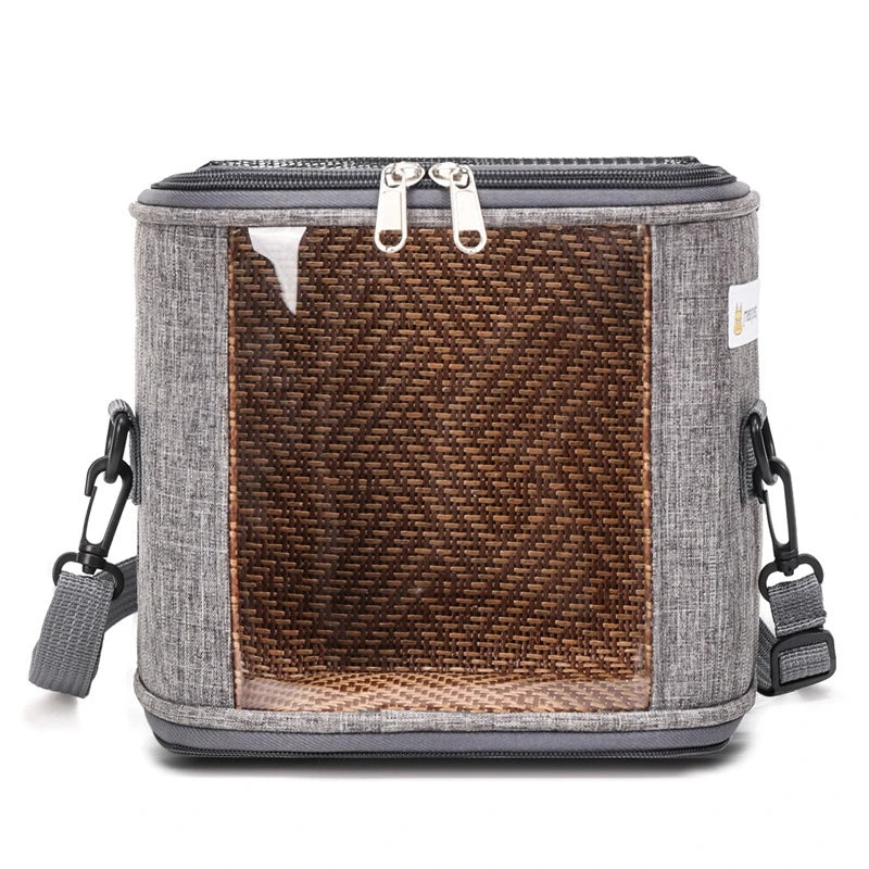 Portable Small Pet Carrier Bag Breathable Mesh Travel For Kitten Sugar Glider Guinea Pig Hamster Outdoor Birthday Gift Cute Cozy Vue