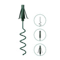 Universal Design Christmas Tree Topper Stand Lightweight Adjustable Tree Top Holder Durable Construction Green Rotating Stand Vue Green-Metal