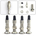 4Pcs Bicycle Tubeless Valve Zinc Alloy Woods English Valves Mountain Bike Dunlop Valve Core MTB Road Bike Parts Tool Vue Default Title