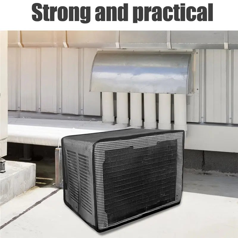 ABKW-Breathable Mesh U-Shaped Air Conditioner Cover For Window Unit Outdoor Protection Dust Cover Ac Cover Vue
