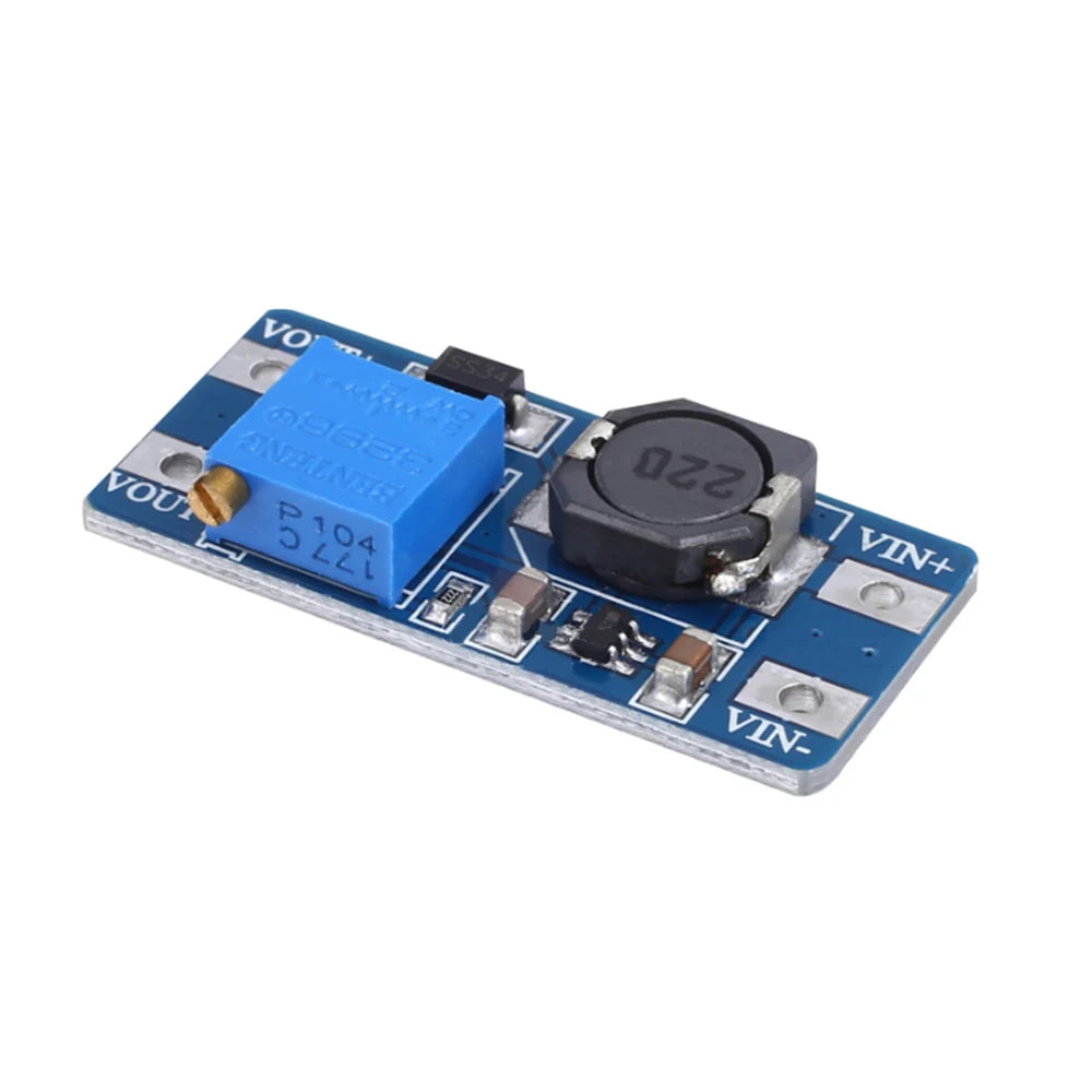 10PCS 2A Max MT3608 Adjustable 3V/5V to 5V/9V/12V/24V DC-DC Step Up Power Module Vue