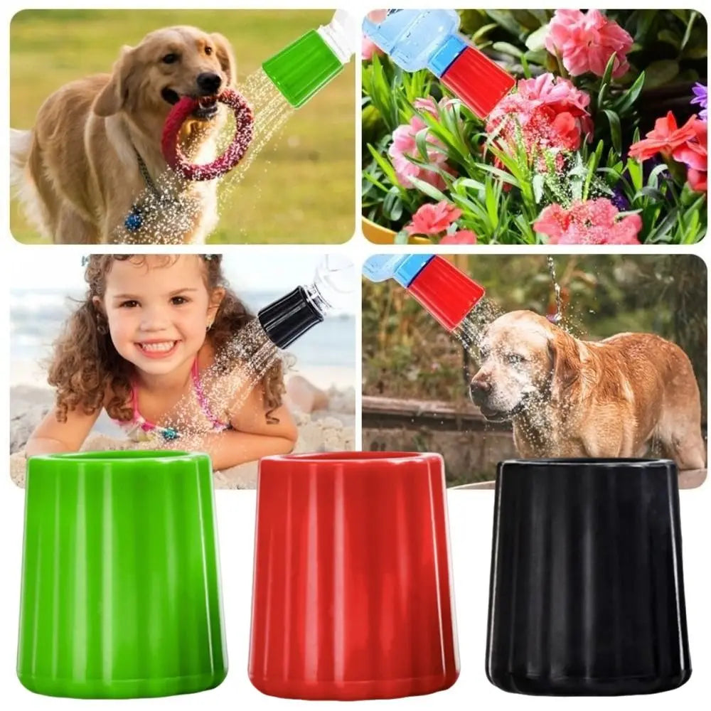 Portable Pet Shower Head Quick Washing Reusable Cat Cleaning Sprayer Universal Soft Dog Bath Faucet Camping Hiking Vue