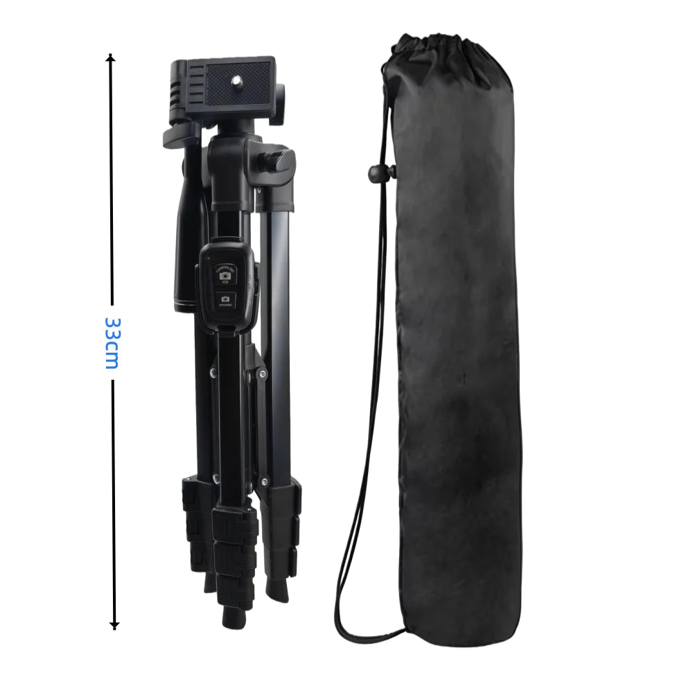 Aluminum Alloy 1.06m Tripod Phone Mount Camera Selfie Remote With Travel Bag Portable Mobile Smartphone Stand Vue