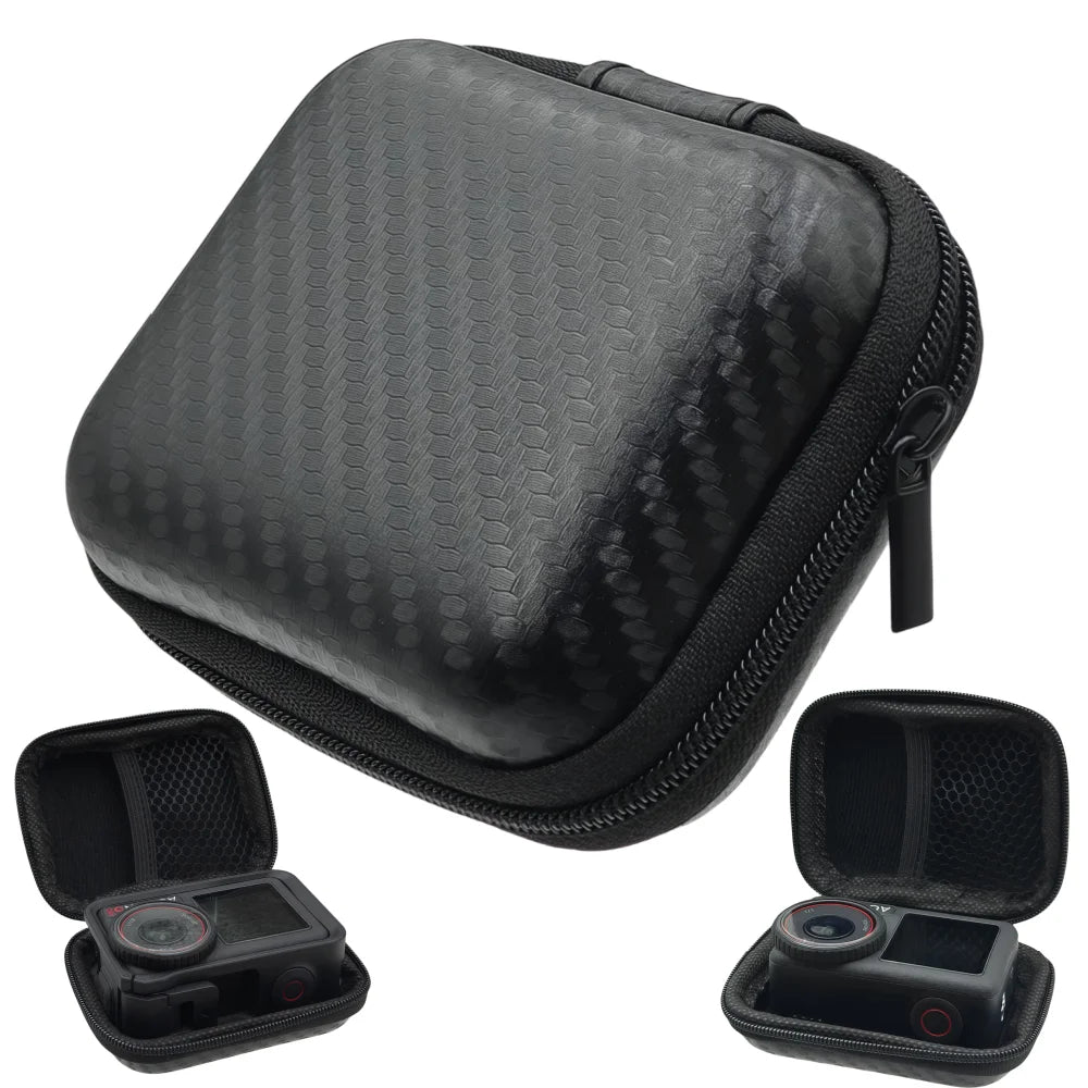 Storage Protective Case Portable Mini Box Bag Sport Waterproof For Dji Action 5 Pro GoPor Hero 13 12 11 10 Camera Accessories Vue
