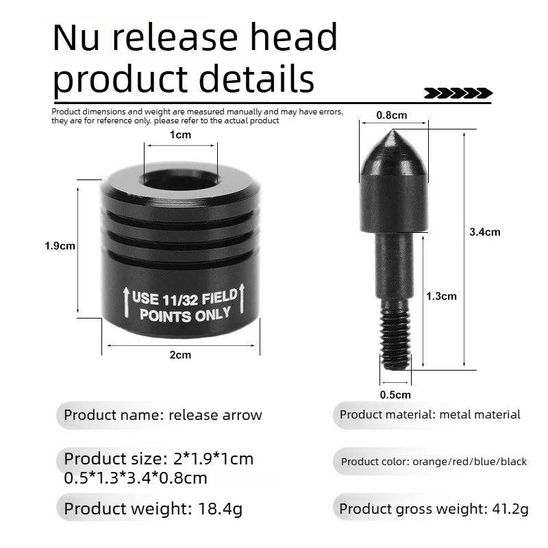 NU Release Arrow Points Archery Accessories High‑Speed Output for Carbon Fiber Arrow Shaft Recurve Compound Bow Shooting Tips Vue