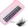 YUANZHIJIE 36PCS DIY-Cluster False Eyelashes 10-14mm Mixed Lengths C/D Curl Fluffy Dense Reusable Eyelash Extensions New Style Vue 677 C 0.07mm