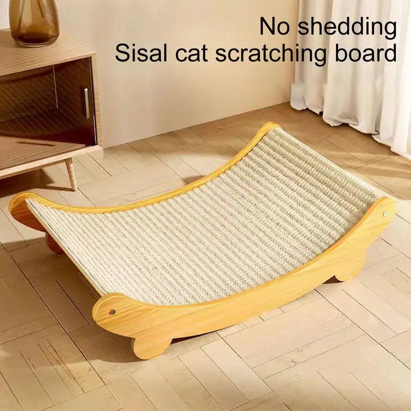 Sisal Cat Scratching Pad Reusable Cat Scratcher Cat Scratch Bed Nest for Pet Sleeping Playing Grinding Small Medium Large Cats Vue