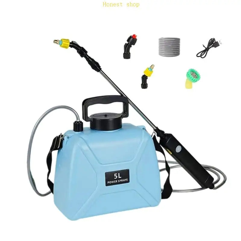 5L Electric Garden Sprayer | Telescoping Rod & Shoulder Strap Electric Garden Sprayer Vue