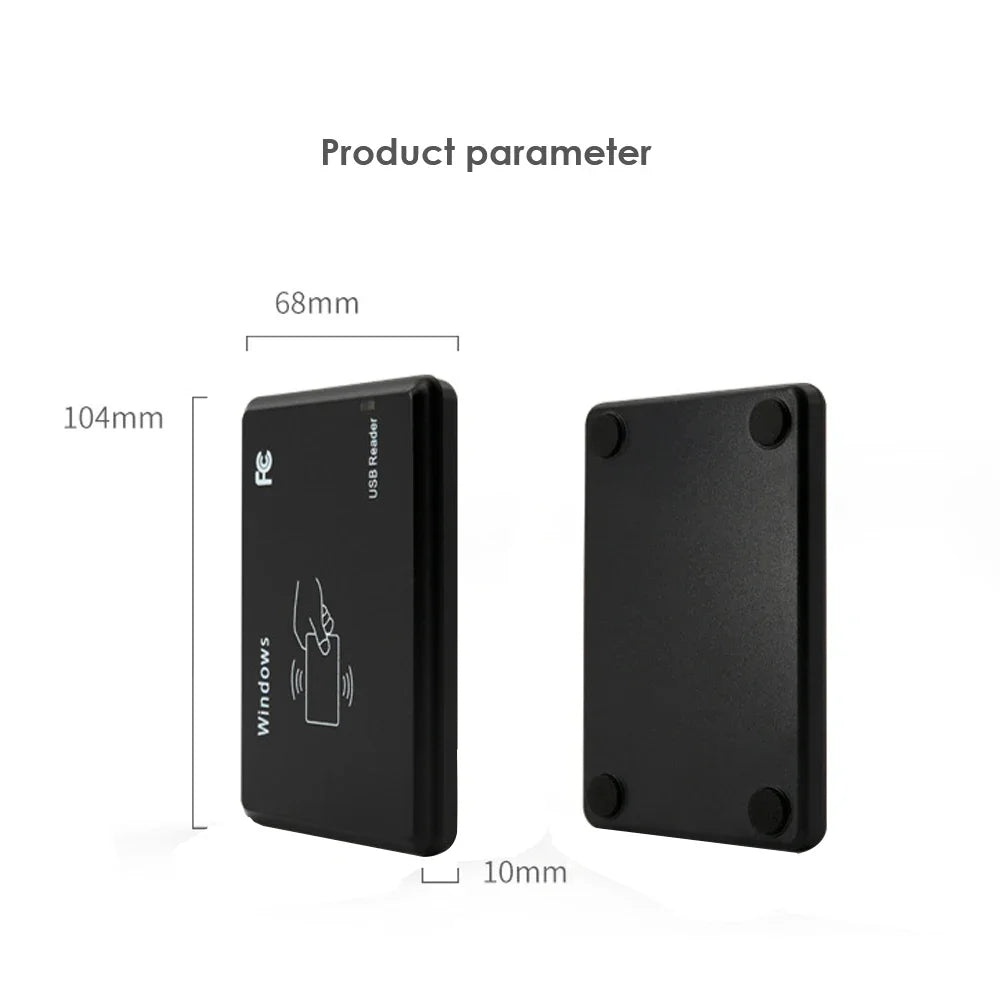 125KHz RFID ID Card USB Port Support Window System Linux EM4100 TK4100 Contactless Sensitivity Smart Card Vue