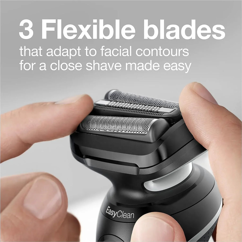 Braun Electric Shaver Series S5 Razor Rechargeable Wet Dry Dual Use Floating Heads Shaving Machine Face Hair Removal Beard Cutti Vue