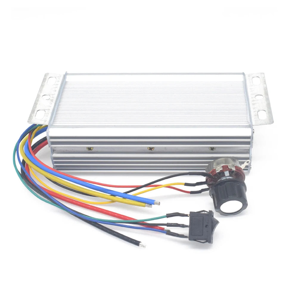 DC10-60V Motor Speed Controller Forward and Reverse 0-100% Motor Speed Adjustable Regulator 100A DC Brush Motor Speed Governor Vue