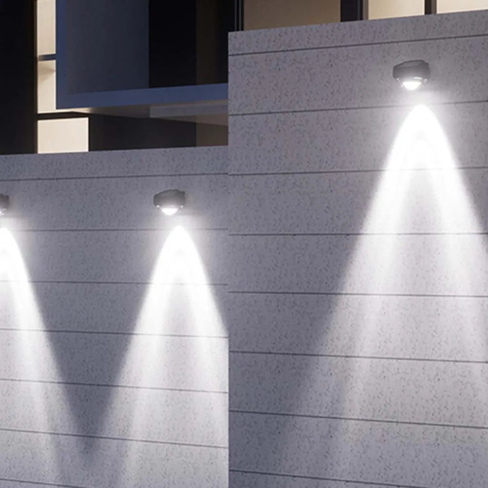 1-5pcs Rainproof Solar Wall Lights IP65 Waterproof Outdoor LED Wash Light for Courtyard Garden Balcony Patio Decoration Vue