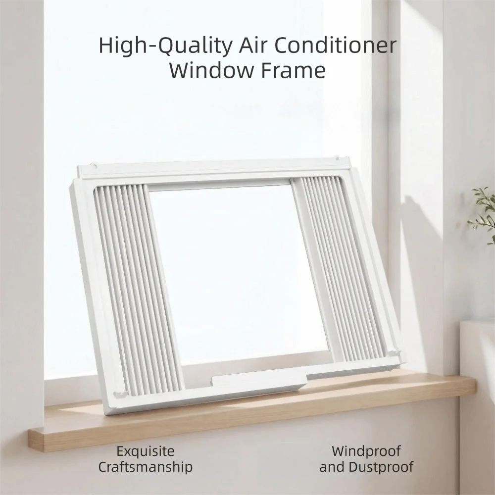 ABS Material Window Air Conditioner Side Panel Foldable Design Dustproof Function Air Conditioner Baffle Heat Insulation Vue