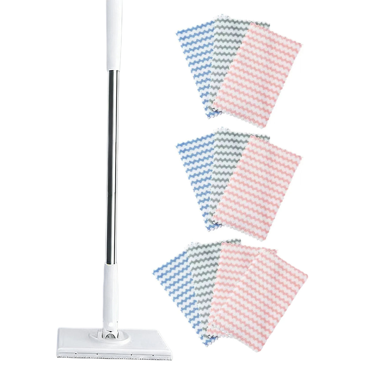 360° Snap-Grip Hands-Free Mini Mop – Floor & Window Hands-Free Mini Mop Vue 93cm White Mop Set China Mainland