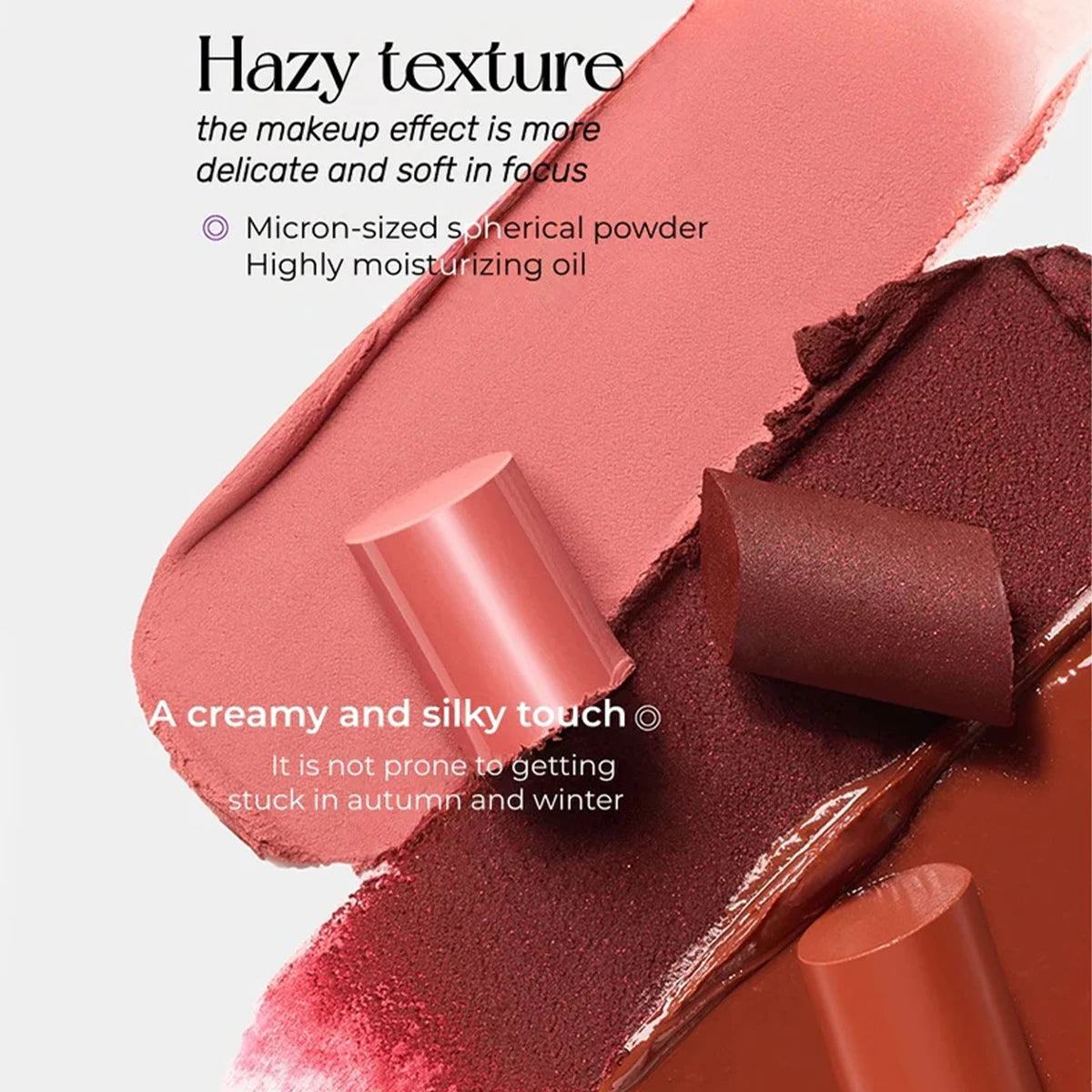 Girlcult Matte Lipstick(S08-S10),Matte Texture,Smooth & Non-Drying,Velvety Matte Finish,Silky Matte Texture,High Color Payoff Vue
