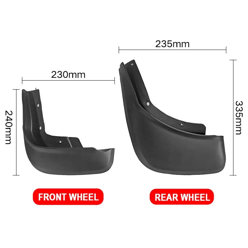 4Pcs Car Mudguards Mud Front And Rear Wheel Fenders fit for Volvo XC60 2013-2017 Vue