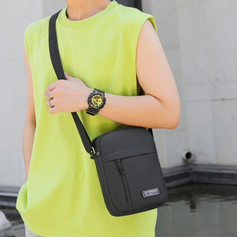 Men's Small Bag Simple Lightweight Crossbody Shoulder Suitable