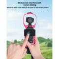 Hot-For DJI Osmo Pocket 3 Protective Case - Camera Screen Compatible With Fill Light And Microphone Vue Rose Red
