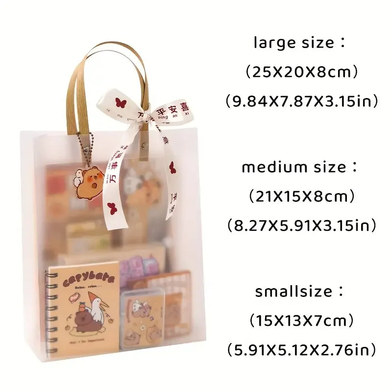 Capybara Themed Stationery Gift Set Abundant Cute Back-to-school Gift Kit Pencil Case Study Stationery for Students Vue