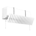 Adjustable Air Conditioner Air Deflector Prevent Blowing Wall Mount Air Conditioner Windshield Universal Easy Installation Vue White
