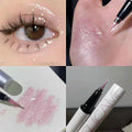 Pink Rose Glitter Eyeshadow Pencil Eyeliner Long-lasting Highlighter Lying Silkworm Pen Cosmetic Makeup Waterproof Liquid Liner Vue 02 Pink Diamond