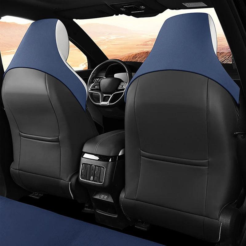 Breathable 5 Seats Car Seat Covers For BYD Song Plus ,Song Pro Suede Leather Seat Cushion Car styling Protective Accessories Vue