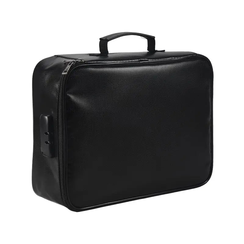 ABKW-Fireproof Document Bag With Lock Home Office Travel Fireproof And Waterproof Safety Box Portable Handle File Storage Vue